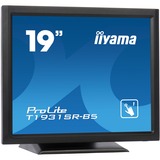 iiyama ProLite T1931SR-B5 moniteur à écran tactile 48,3 cm (19") 1280 x 1024 pixels une seule pression Noir, Moniteur LED Noir, 48,3 cm (19"), 200 cd/m², TN, 5:4, 1280 x 1024 pixels, LED