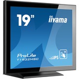 iiyama ProLite T1932MSC-B5X écran plat de PC 48,3 cm (19") 1280 x 1024 pixels LED Écran tactile Dessus de table Noir, Moniteur LED Noir, 48,3 cm (19"), 1280 x 1024 pixels, LED, 14 ms, Noir