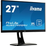 iiyama ProLite XUB2792QSU-B1 LED display 68,6 cm (27") 2560 x 1440 pixels Quad HD Noir, Moniteur LED Noir, 68,6 cm (27"), 2560 x 1440 pixels, Quad HD, LED, 5 ms, Noir