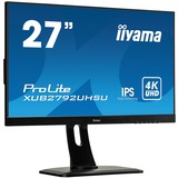 iiyama ProLite XUB2792UHSU-B1 27" 4K Ultra HD Gaming Moniteur Noir, 68,6 cm (27"), 3840 x 2160 pixels, 4K Ultra HD, LED, 4 ms, Noir