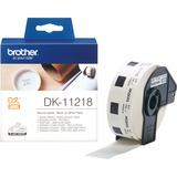 Brother DK-11218 Round Labels Blanc, Ruban Blanc, DK, Ø 24 mm, 1000 pièce(s)