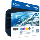 Brother MultiPack LC985, Encre 4 couleurs, Vente au détail