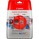 Canon Pack économique de papiers photo CLI-551XL BK/C/M/Y à haut rendement, Encre Encre à colorant, Encre à colorant, Multi pack