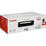Canon Toner noir CRG-718BK Paquet de 2
