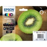 Epson Kiwi Multipack 5-colours 202 Claria Premium Ink, Encre Rendement standard, Encre à pigments, Encre à colorant, 6,9 ml, 4,1 ml, 1 pièce(s)