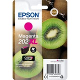 Epson Kiwi Singlepack Magenta 202XL Claria Premium Ink, Encre Rendement élevé (XL), Encre à pigments, 8,5 ml, 650 pages, 1 pièce(s)