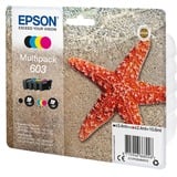 Epson Multipack 4 couleurs 603 Ink, Encre C13T03U64010, "Étoile de mer", 4 pièces