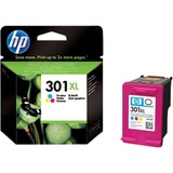 HP 301XL Cartouche d'encre couleur CH564EE, XL, 3 couleurs, Vente au détail