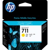HP 711 Cartouche d'encre CZ132A, Jaune