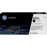 HP Cartouche de toner LaserJet noire 651A (CE340A) Noir, Noir