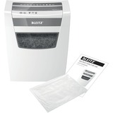 Leitz IQ Home Office Destructeur de documents P4, Broyeur de document Blanc