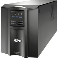 APC Smart-UPS, 1500 VA, LCD, 230 V Noir, USB, SmartConnect, 1500 VA, Interactivité de ligne, 1,5 kVA, 1000 W, Sinus, 151 V, 302 V