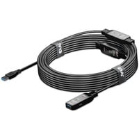 Club 3D Répéteur actif USB 3.2 Gen 1, Câble Noir, 15 mètres