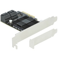 DeLOCK Carte SATA PCI Express x4 à 5 ports Low Profile, Carte d'interface