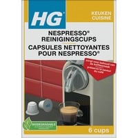 HG HG reinigingscups v. Nespresso, Comprimés de nettoyage 