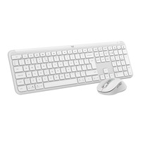 Logitech Logitech MK950 Signature Slim Wireless set de bureau Blanc, Layout US-International (QWERTY), US-International (QWERTY), 400 - 4000 DPI