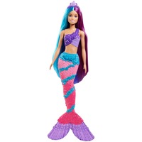 Mattel Barbie Dreamtopia - Poupée sirène aux cheveux longs 