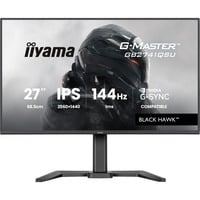 iiyama G-Master Black Hawk GB2741QSU-B1 27" Moniteur gaming Noir, 1x DisplayPort, 1x HDMI, 2x USB-A, 144 Hz