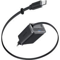 Anker 35W Nano chargeur avec câble rétractable 2x USB-C