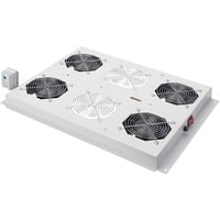 Digitus Ventilateur de toit pour armoire de serveur unique, Module de ventilation Gris, 4 ventilateurs