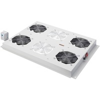 Digitus Ventilateur de toit pour armoire de serveur unique module de ventilation Gris, 4 ventilateurs