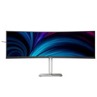 Philips 48.8" Moniteur UltraWide incurvé Noir/argent, 1x DisplayPort, 2x HDMI, 1x USB-C, 2x USB-A, 1x RJ-45