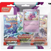 Asmodee Pokémon TCG: Scarlet & Violet Paldea Evolved 3-boosterblister, Cartes à collectioner Anglais, 2 joueurs et plus, 6 ans et plus, Article assorti