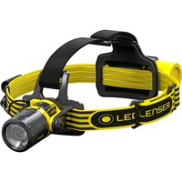 Ledlenser EXH8 Noir, Jaune Lampe frontale, Lumière LED Noir/Jaune, Lampe frontale, Noir, Jaune, IP68, 180 lm, 120 m, 40 h