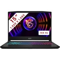 MSI Katana 15 (B13VEK-1219BE) 15.6" PC portable gaming Noir | Core i7-13620H | RTX 4050 | 16 Go | 1 To SSD | 144Hz