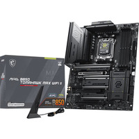 MSI MAG B850 TOMAHAWK MAX WIFI II carte mère socket AM5 Noir, 5Gb-LAN, Wi-Fi 7, BT, Sound, ATX