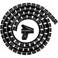 Neomounts Spirale pour 1 à 4 câbles, guidage de câbles, Guide-câble Noir