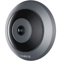 Reolink Caméra fisheye panoramique 360° 6 MP pour l'intérieur, Caméra de surveillance Gris, 4K, Wi-Fi, PoE