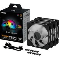 ASUS TUF Gaming TR120 ARGB ventilateurs de boîtier Noir, 3 pièces, 120 x 120 x 25 mm
