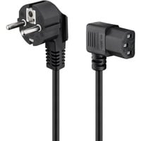 goobay Câble d'alimentation Prise Euro > C13 Noir, 5 mètres