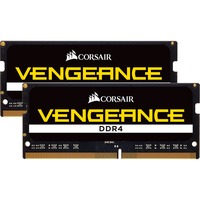Corsair Vengeance CMSX16GX4M2A3200C22 module de mémoire 16 Go 2 x 8 Go DDR4 3200 MHz, Mémoire vive Noir, 16 Go, 2 x 8 Go, DDR4, 3200 MHz