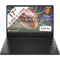 OMEN 17 (db1008nb) 17.3" PC portable gaming Noir | Ryzen AI 7 350 | RTX 5070 | 24 Go | 1 To SSD | 240 Hz