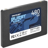 Patriot Burst Elite 480 Go SSD Noir, PBE480GS25SSDR, SATA 6 Gb/s