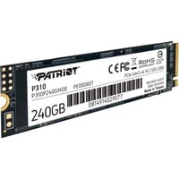 Patriot P310 M.2 240 Go PCI Express 3.0 NVMe SSD 240 Go, M.2, 1700 Mo/s