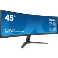 iiyama ProLite XCB4594DQSN-B1 44.5" Moniteur UltraWide incurvé Noir, 1x DisplayPort, 2x HDMI, 1x USB-C, 3x USB-A, 1x RJ-45, 165 Hz