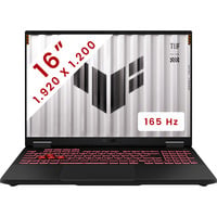 ASUS TUF Gaming A16 (FA608PM-RV009W) 16" PC portable gaming  Gris | Ryzen 9 8940HX | RTX 5060 | 16 Go | SSD 1 To | 165 Hz