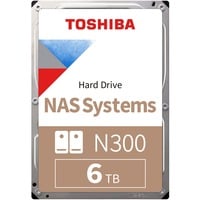 Toshiba N300 6 To, Disque dur SATA/600, 24/7, Retail, Vente au détail