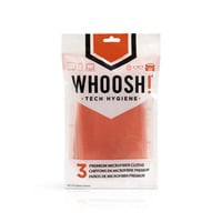 Whoosh! XL Tech Cleaning, Lingettes nettoyantes Blanc/Orange, 3 pièces, 35,6 x 35,6 cm