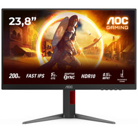 AOC 23.8" Moniteur gaming Noir/Rouge
