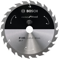 Bosch 2 608 837 685 lame de scie circulaire 16,5 cm 1 pièce(s) Bois dur, Bois tendre, 16,5 cm, 2 cm, 1 mm, 9500 tr/min, 1,5 mm