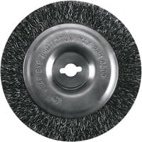 Einhell 3424100 patin et disque de polissage/lustrage Noir, Brosse Disque de polissage, Noir, 109 mm, 105 mm, 25 mm, 130 g