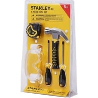Stanley Junior Jeu d'outils 5 pièces, Outils pour enfants Noir/Jaune, Jeu d'outils 5 pc, 5 ans +
