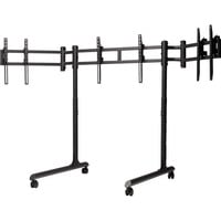 Next Level Racing Support triple pour moniteur Round Tube Noir