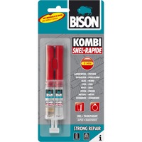 Bison Kombi Rapide Double Spray 24 ml, Colle 