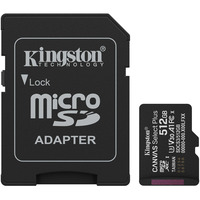 Kingston SDCS3/512GB, Carte mémoire Noir