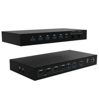 i-tec i-tec USB-C HDMI KVM Docking, Station d'accueil Noir